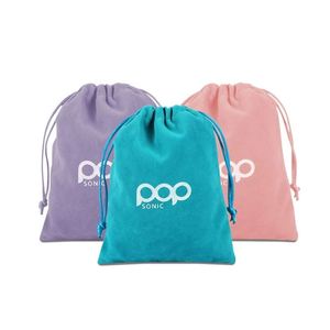 Luxury Custom Logo Velvet <b>Pouch</b> | Premium <b>Drawstring</b> Bag for Corporate Promotional Gift - Product Image 4