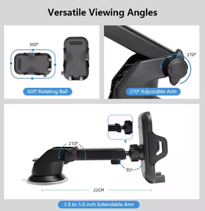 Portable 360 Sucker Car Phone Holder Universal Dashboard Mobile Cell Support Bracket Windshield Phone Holder - Product Image 2