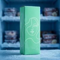 Caja de papel personalizada para gelato tamaño pinta, venta al por mayor, contenedor desechable para postres con impresión personalizada, venta directa de fábrica, China
