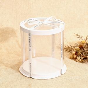 Caja de Plástico Transparente Cuadrada para Empacar Pasteles, Caja de Exhibición para Pasteles de Boda, Venta al Por Mayor - Product Image 2