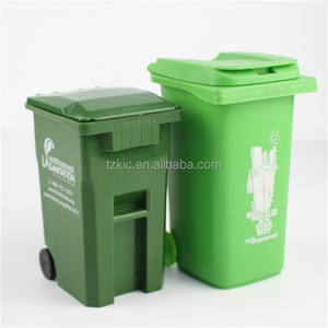 صندوق قمامة صغير مخصص لجانب الرصف مع صندوق قمامة مع عجلة <span class=keywords><strong>Wheelie</strong></span> Bin مكتب منظم لإعادة التدوير ، وعاء قلم أدوات مكتبية - Product Image 5