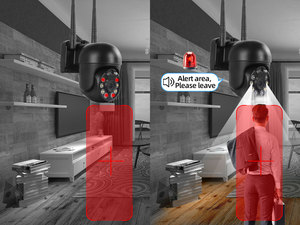 Hệ Thống Giám Sát Camera An Ninh Gia Đình Thông Minh 3MP PTZ Bộ Nvr Wifi Không Dây Hệ Thống Camera PTZ An Ninh 3MP - Product Image 3