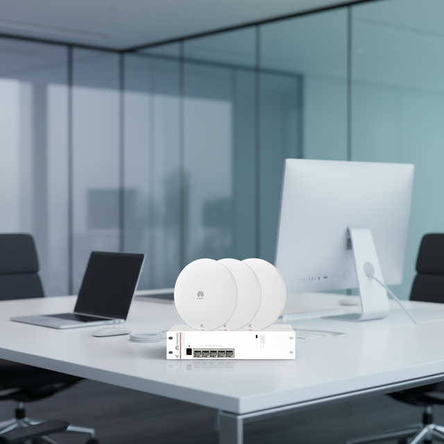 Ceiling Wall WiFi6 AP Kit 8-Port Poe Switch for Whole House Roaming Smart Optimization for Enterprise Wireless Access Points