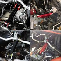 Support de moteur de transmission en aluminium AUSO avec supports de moteur à couple élevé pour Subaru 04-12 WRX/STI et 04-13 WG199