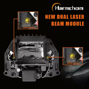 <span class=keywords><strong>M7</strong></span> 3 pulgadas de alta potencia Hi/Lo Beam nuevo diseño dual láser Bi proyector lente LED faros - Product Image 5