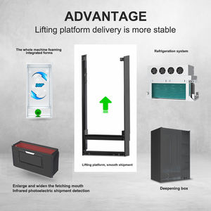 TCNベルトコンベヤーガラス水健康食品フルーツサラダ卵野菜コンボエレベーター自動販売機 - Product Image 4