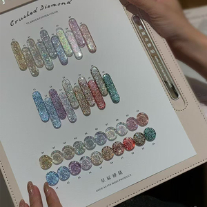 Lot de 20 couleurs de vernis à ongles gel UV scintillant effet diamant broyé 15 ml pour salon de manucure - Product Image 5
