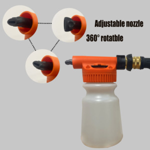 Pulvérisateur à pression transparent de 1 L pour produits chimiques, idéal pour la lutte antiparasitaire en jardin, <span class=keywords><strong>avec</strong></span> buse réglable - Product Image 4