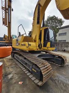 Excavatrice sur chenilles Komatsu PC220 d'occasion, fabriquée au Japon, 22 tonnes, 110 kW de puissance, en parfait état de fonctionnement, comprend moteur, pompe et roulement. - Product Image 6