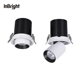 Commercial Indoor 360 Degree Adjustable Spotlight Single Twin Triple head Stretch Spot Light Wall Washer Ceiling Led Downlight