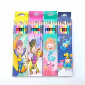 ชุดดินสอสีพลาสติกหกเหลี่ยม 7 นิ้ว 6 แท่ง พร้อมไส้สี <span class=keywords><strong>ลาย</strong></span>สุ่ม บ้าน/ทะเล/<span class=keywords><strong>ปลา</strong></span>/ยูนิคอร์น สำหรับเด็กชาย/เด็กหญิง ใช้ในโรงเรียน - Product Image 1