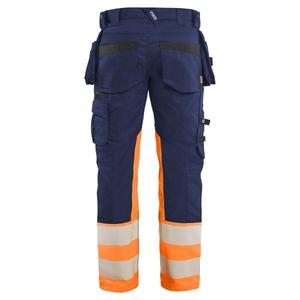 BLAKLADER - 113011498953D96 Pantalon haute visibilité Stretch Bleu marine/Orange-EAN 7330509949696 HI-VIS WORKWEAR - Product Image 3