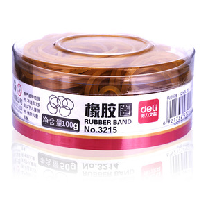 Deli Rubber Band No.3215 100g Office Use - Product Image 1