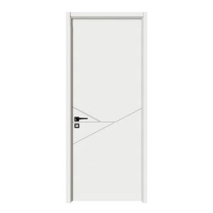 ประตูเหล็กสีขาวสำหรับโรงเรียนประตูภายในทำจากไม้แข็งออกแบบเองได้ - Product Image 2