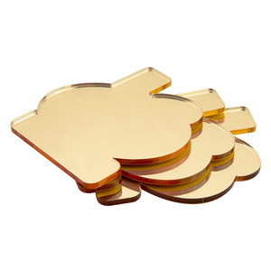 Renkli Akrilik Ayna Levha 1220x2440mm Özel Lazer Kesim Altın Pembe Gül Altın Ayna Akrilik Panel Duvar Dekorasyonu İçin - Product Image 4