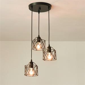 Candelabro de cabeza múltiple Hexagonal Retro nórdico Explosiones transfronterizas Lámparas de pared decorativas de hierro de viento industrial Lámparas de tamaño pequeño - Product Image 3