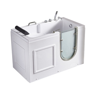 <span class=keywords><strong>Baignoire</strong></span> accessible par <span class=keywords><strong>porte</strong></span> <span class=keywords><strong>pour</strong></span> <span class=keywords><strong>personnes</strong></span> <span class=keywords><strong>âgées</strong></span>, sans barrière, <span class=keywords><strong>avec</strong></span> siège de massage, forme rectangulaire, <span class=keywords><strong>avec</strong></span> robinet - Product Image 5