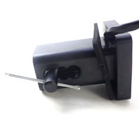 Luz de freno universal de 12V y 2500 lúmenes, 35W, Plug & Play, para cubierta de enganche de remolque de 2 pulgadas, para camionetas y RVs, con lente roja ahumada