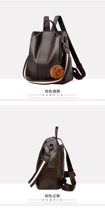 Wholesale Pu Leather Stylish Luxury <b>Backpacks</b> for Women Multipurpose Zipper Ladies <b>Backpacks</b> New Custom Womens <b>Backpacks</b> - Product Image 2