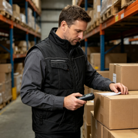 Gilet Zippé Polyester Respirant Séchage Rapide Anti-Froisses Personnalisé pour Uniforme Publicitaire Bénévole Supermarché, Multi