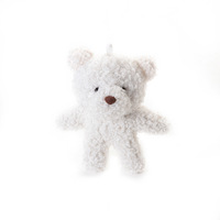 Porte-clés ours en peluche de dessin animé - Charme de sac en peluche mignon, pendentif en peluche doux pour sac à main, sac à dos, clés, mini ours