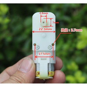 Moteur miniature à engrenages pour jouets, DC à balais, 22,3 mm x 17,5 mm, pour voiture 4x4 DIY, alimentation 3-6V - Product Image 1