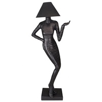 Sculpture en bronze, 4 nouveaux designs, décoration d'intérieur, statue de lampe sur pied