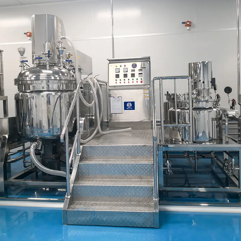 Emulsifying Machine Stirring Equipment 100L-5000L Cream Vacuum Emulsifying Homogenizer Mixing Toothpaste Machine