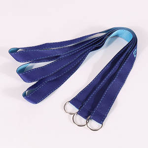 Gewebte Stickerei Lan yards Schlüssel ring einziehbare Abzeichen Rollen halter Karten halter Logo lange Lanyard - Product Image 2