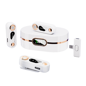 Hot S36 Hai Mic Không Dây Mini Hidden Ghi Âm Giọng Nói Ghi Âm Di Động Đồ Chơi <span class=keywords><strong>Microphone</strong></span> Không Dây <span class=keywords><strong>Microphone</strong></span> Cho Quay Video - Product Image 1