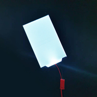 Feuille de rétroéclairage LED blanche personnalisée pour modules d'affichage LCD, haute luminosité, fine, OEM ODM avec plaque guide-lumière, directement de l'usine