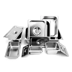 Manufacturer Hotel Cuisine Cooking Equipment Deep Pan Full Range Stainless Steel Gastronorm