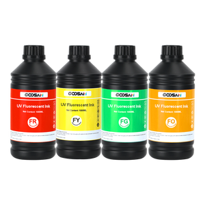 Encre fluorescente néon UV Goosam 1000ml FM FY FG FO pour imprimantes Epson Dx7 I3200 I1600 Xp600 RICOH <span class=keywords><strong>G5</strong></span> G6 Konica Seiko - Product Image 1
