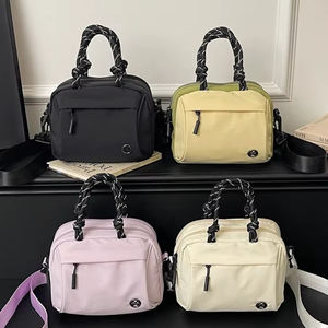 Nouveau sac bandoulière compact printemps 2026, plusieurs compartiments, grande capacité, petit sac carré léger, style rétro - Product Image 2