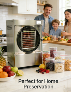<b>Small</b> Table Top Food Freeze <b>Drying</b> <b>Machine</b> 20kg/h Home Use Lyophilizer with Pump for Food Processing Pet Fruit Snack Dehydrator - Product Image 5