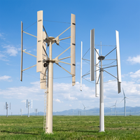 Éolienne à axe vertical de 20 kW, type H, 220 V, certifiée CE, pour usage domestique, haute performance