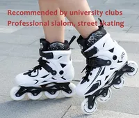 Patins à roulettes de slalom professionnels RS, 4 roues en ligne, chaussures de patinage personnalisées, chaussures de patinage freestyle pour patineurs adultes