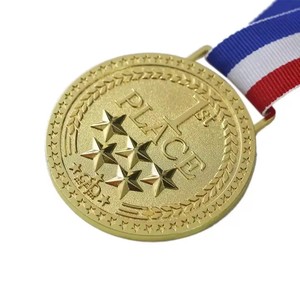 Médailles de récompense sportives personnalisées en or, argent et bronze, très demandées, 65 mm, épaisseur 3 mm, 1ère, 2ème, 3ème place, en alliage de zinc, écologiques, UV - Product Image 3