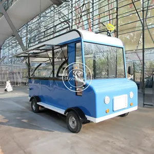 맞춤형 패스트 푸드 트럭 완비된 아이스크림 커피 숍 야외 모바일 주방 타코 트럭 전기 식품 밴