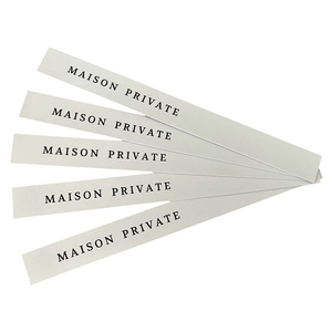 Tiras de perfume desechables personalizadas, tarjetas secantes de papel Kraft blanco compatibles con serigrafía para pruebas absorbentes - Product Image 2