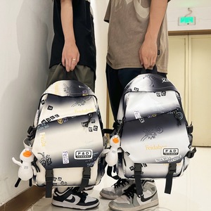 F&D <b>Student</b> <b>Backpack</b> 20 Inches Large Capacity Graffiti Design Unisex School Bag - Product Image 2