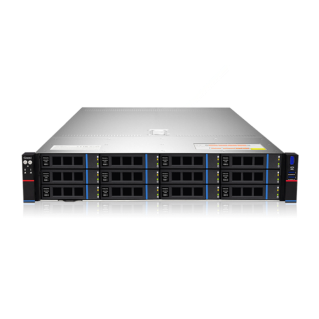 Gooxi 2u Server Barebone SR201-D12RE Dual Socket AMD 7313 Cpu 12bay 7001/7002/7003 Rack Server