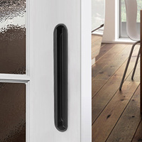 Poignées de tiroir et boutons de meuble modernes en alliage d'aluminium noir et or, réglables, écologiques, durables, pour armoire et commode dissimulées