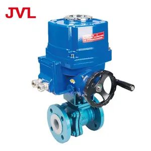 Ball Valve Manufacturer Insulation Corrosion-resistant Electric Fluorine Lined Ball Valve
