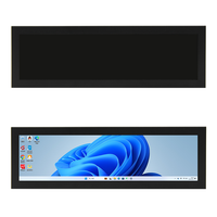 Écran de barre compatible 8,8 pouces 1920*480, moniteur secondaire pour PC pour la surveillance des systèmes en temps réel, compatible AIDA64, boîtier DIY