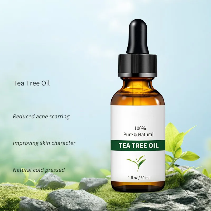 Natural Organic Moisturizing Oil Control Acne Removal Tea Tree Face Skin Nail Care Oil
