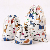 Pochette réutilisable en coton avec cordon, 50 pièces, sac personnalisable, imprimé, avec cordon, pour emballage personnalisable, sac cadeau de mariage