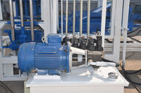 Machine à fabriquer des blocs automatique hydraulique contrôlée par PLC SHIYUE QT4-15
