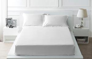 Cotone bianco 200TC 300TC 400TC 500TC 600TC hotel letto di qualità foglio di lamiera piana lenzuolo dalla fabbrica diretta - Product Image 2