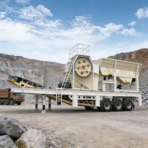 Britador Móvel Elétrico a Diesel, Máquina Eficiente de Britagem de Agregados de Pedra para Local de Mineração - Product Image 1